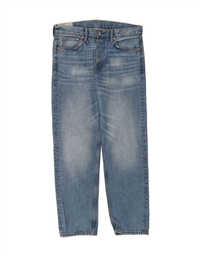 H&M Mens Relaxed Straight Jeans W34 L29 Blue Cotton Vintage H&M and Second-Hand H&M from Messina Hembry 