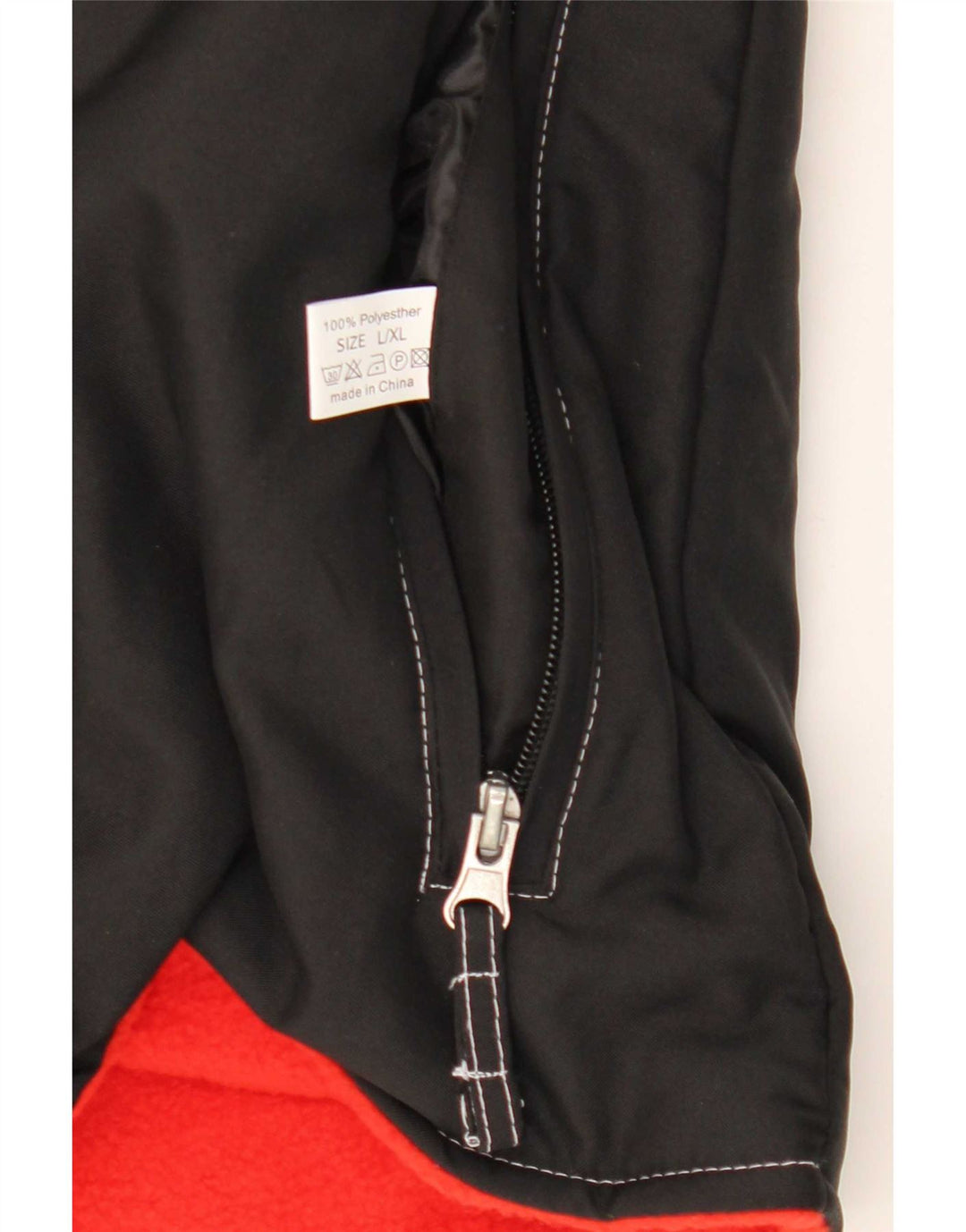 Lotto Chaleco reversible para hombre UK 40 Large Poliéster negro