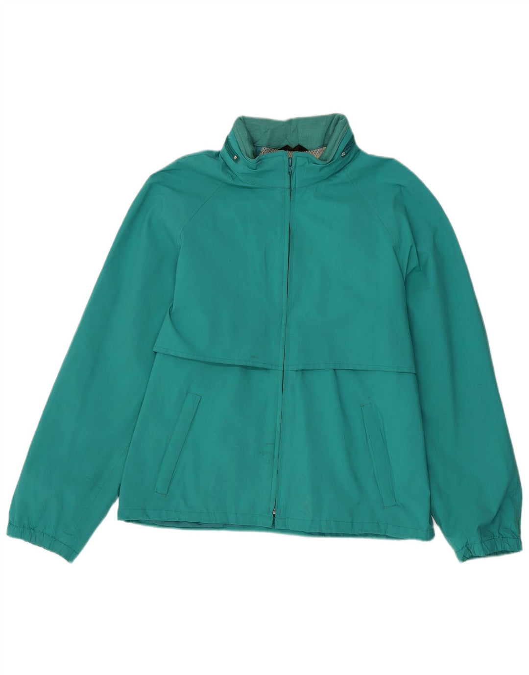 Eddie Bauer Chaqueta impermeable para hombre UK 38 Poliéster verde medio