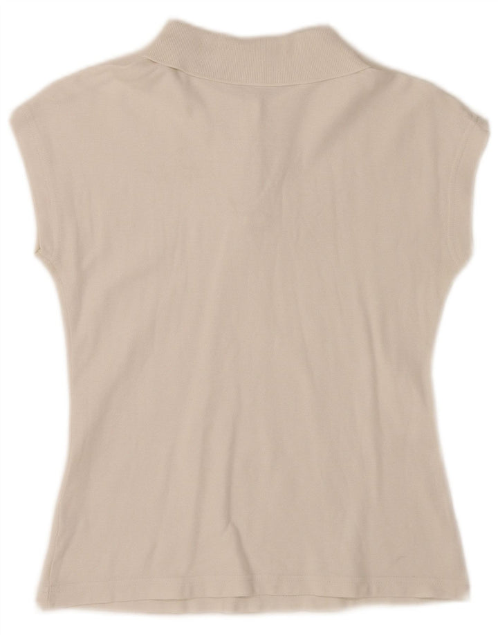 Fila Polo Sin Mangas Mujer IT 42 Medium Blanco
