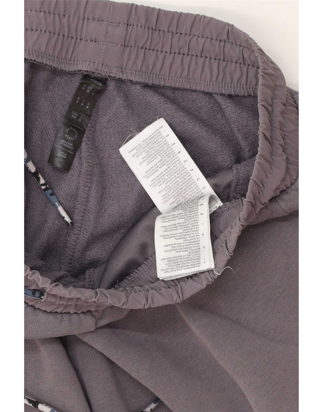 Adidas Hombre Graphic Cargo Chándal Pantalones Joggers Algodón Gris Medio
