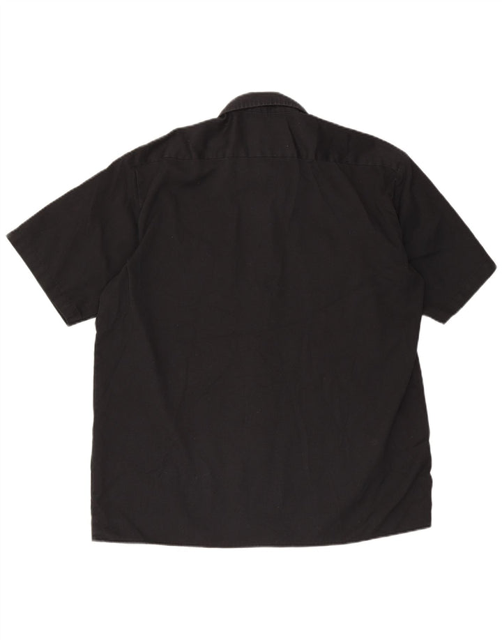 Dickies Camisa gráfica de manga corta para hombre Poliéster negro grande