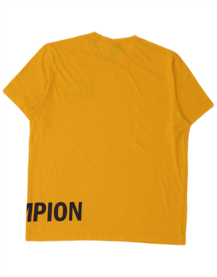 Champion Camiseta Gráfica Para Hombre Top Grande Amarillo