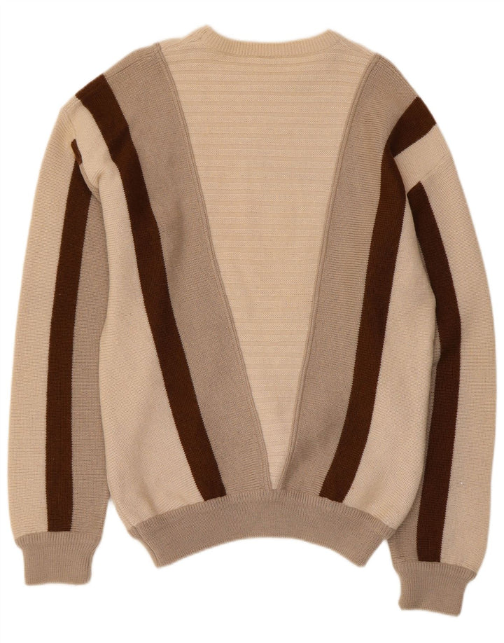 Orville Jersey Con Cuello Redondo De Lana Color Block En Beige Medio |