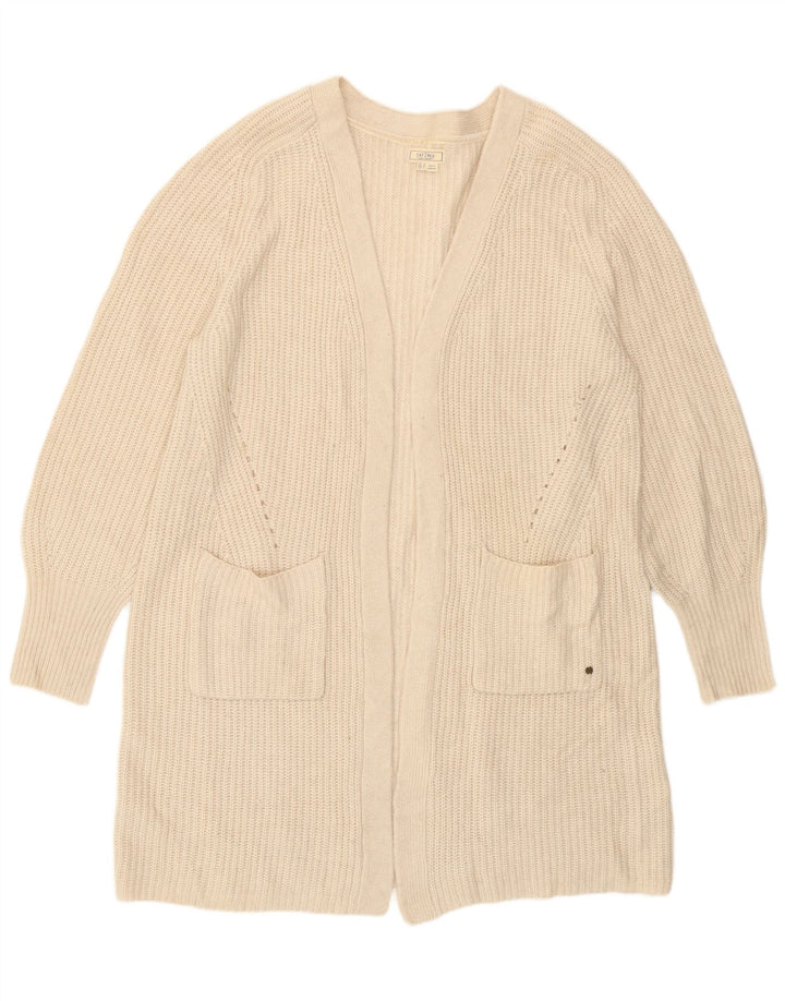 Cárdigan largo extragrande para mujer de Fat Face UK 46 Large Off White