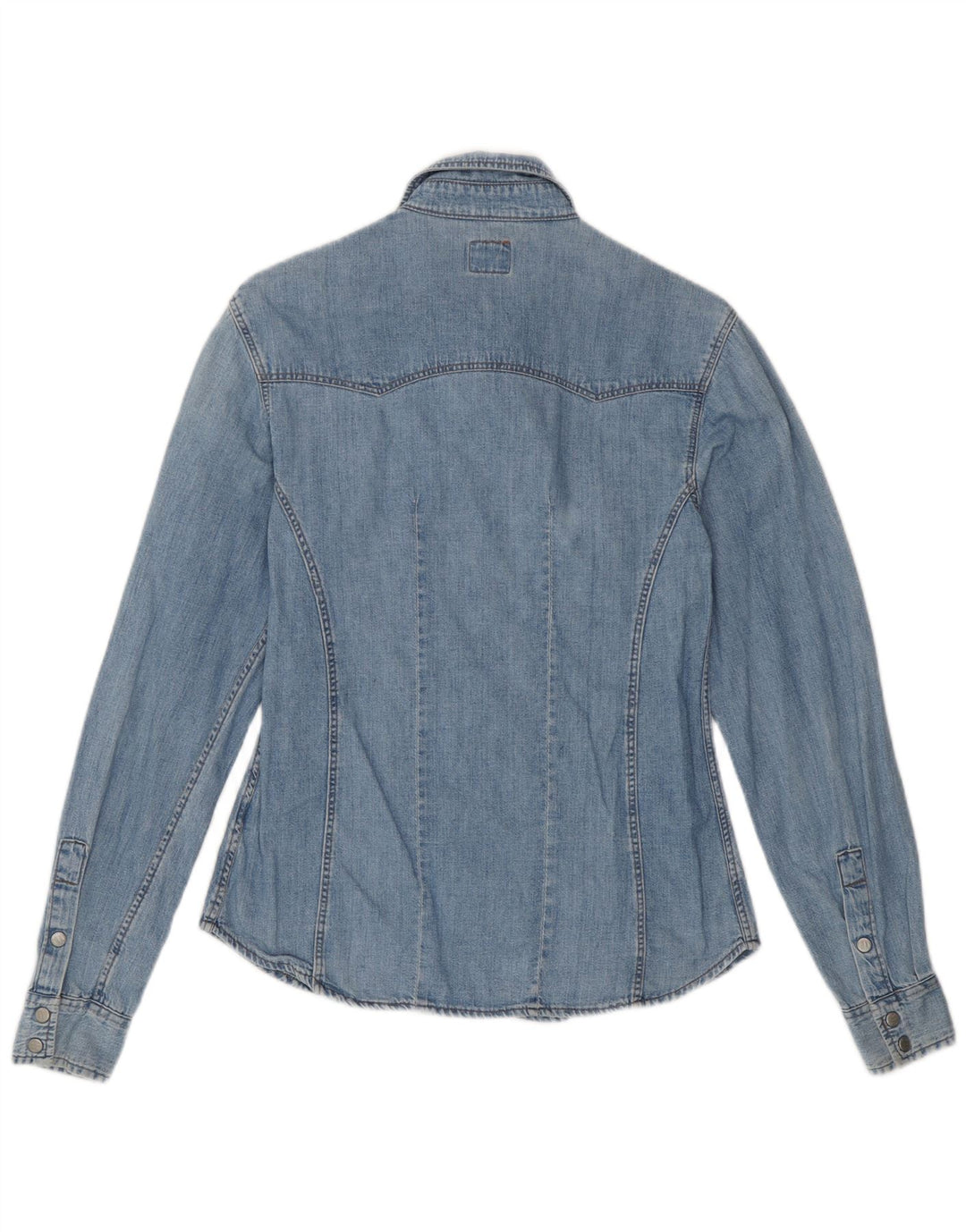 OXXY Camisa vaquera para mujer UK 12 Algodón azul medio