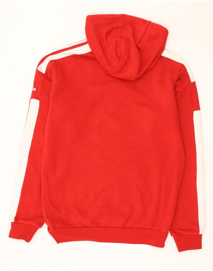 Adidas Hombre Sudadera Con Capucha Jumper Pequeño Rojo Algodón