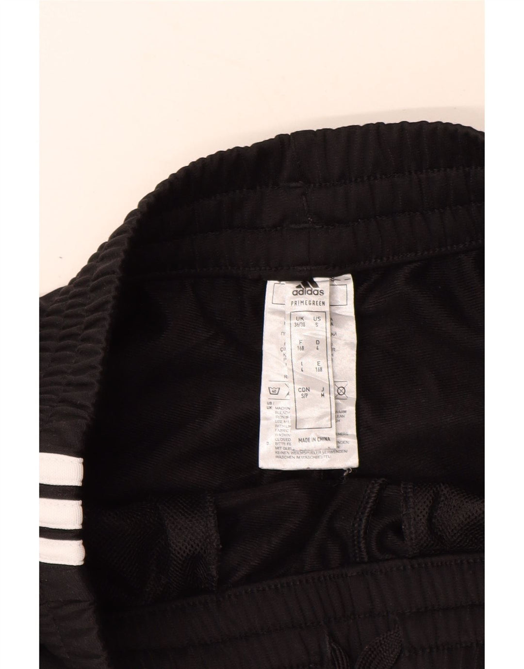 ADIDAS Pantalones de chándal para hombre Joggers UK 36/38 Small Negro Poliéster