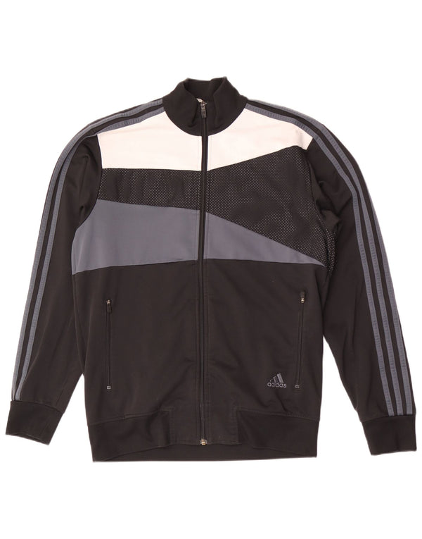 Adidas - Chaqueta de chándal para hombre, talla 40/42, color negro mediano
