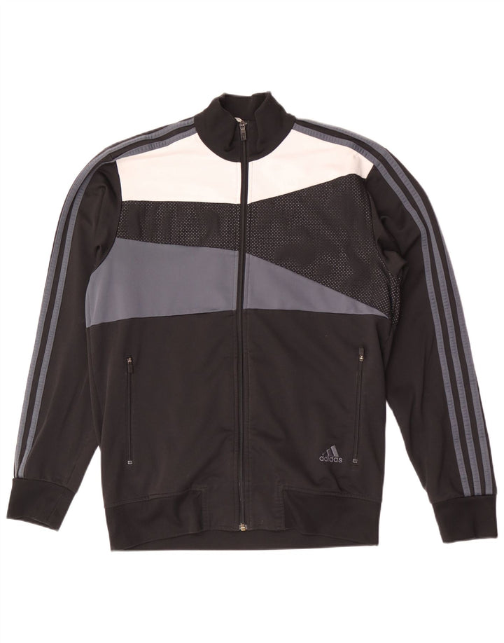 Adidas - Chaqueta de chándal para hombre, talla 40/42, color negro mediano