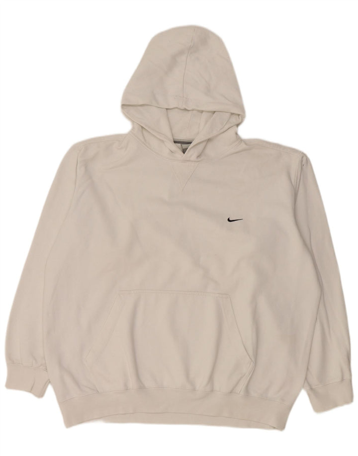 NIKE Sudadera con capucha para hombre UK 45/47 XL Blanco Algodón