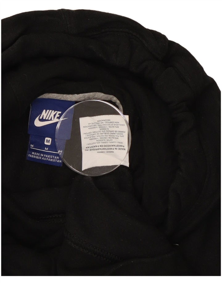 Nike - Sudadera con capucha para mujer, talla 12, algodón negro mediano