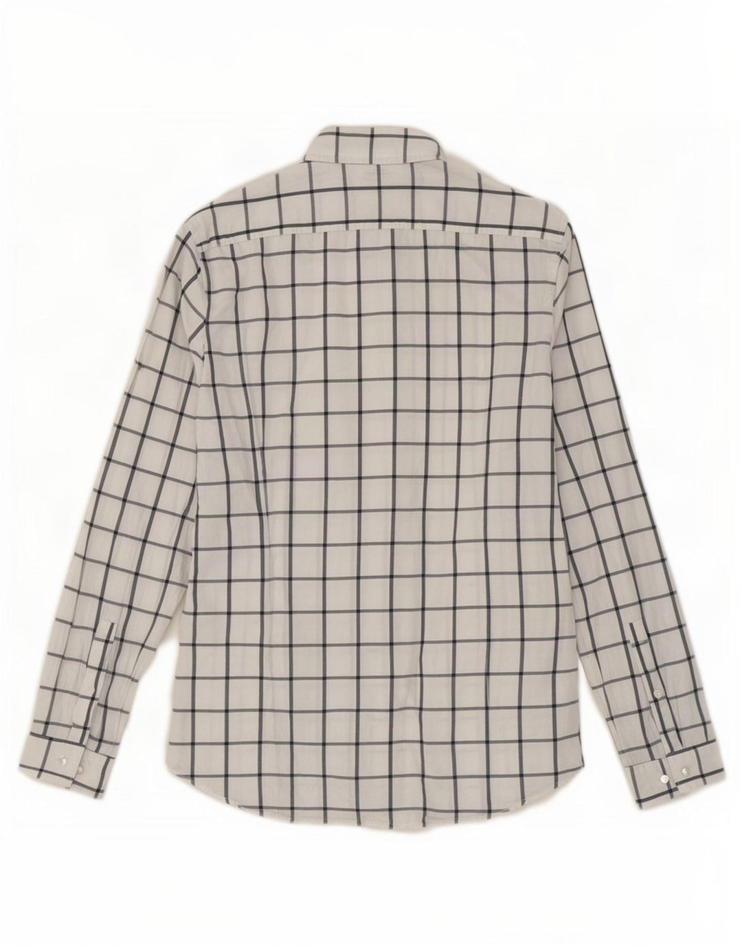 Michael Kors Hombre Camisa Slim Fit Cuadros Blancos Medianos