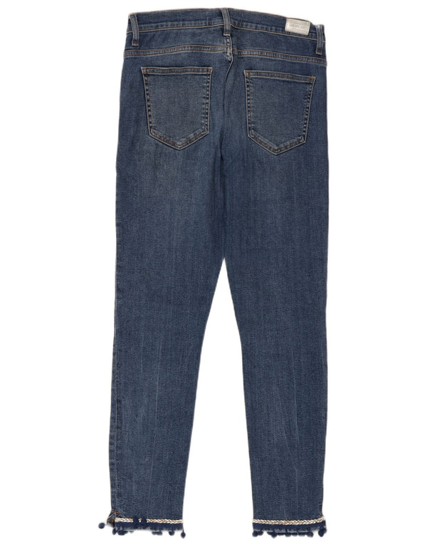 Zara Jeans Slim para Mujer EU 38 Small W28 L27 Algodón Azul