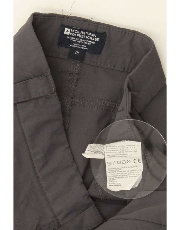 Pantalones cargo de senderismo para hombre Mountain Warehouse W38 L32 Nylon gris
