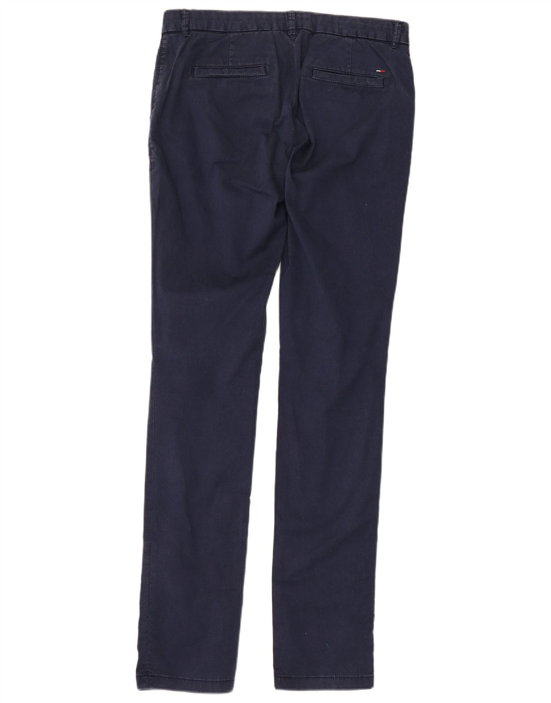TOMMY HILFIGER Pantalón de traje ajustado para mujer W28 L34 Algodón azul marino