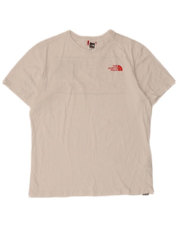 The North Face Camiseta gráfica para hombre Top Small White Cotton