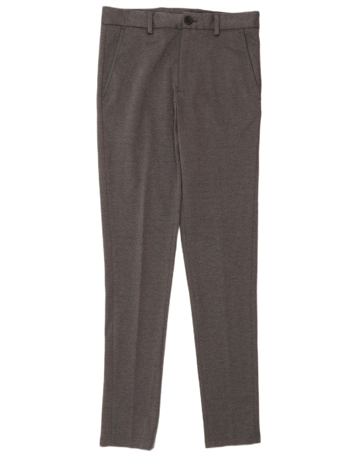 Jack & Jones Pantalón Chino Slim Mujer XS W28 L32 Poliéster Gris