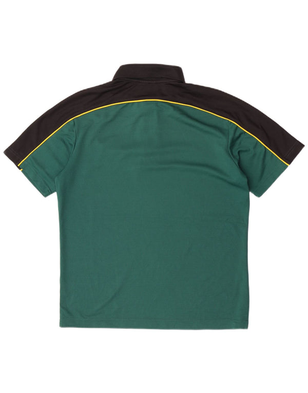 Champion Wesley College Australia Polo para Hombre XS Verde Colorblock