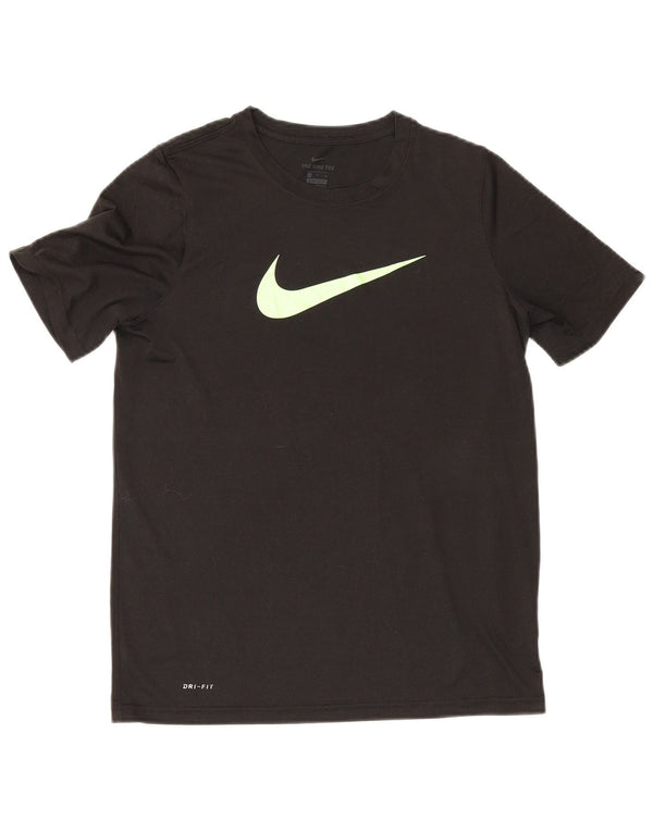 Nike Dri Fit Graphic Camiseta para Mujer UK 40 XL Negro
