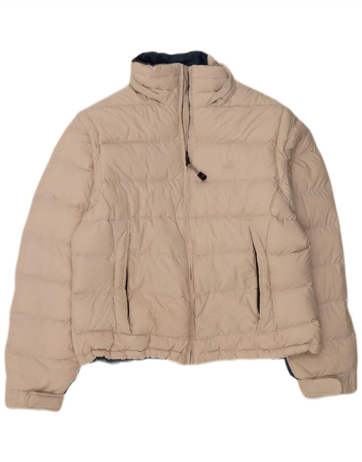 Dolomite Chaqueta acolchada con estampado gráfico para mujer UK 40 XL Bloque de color azul