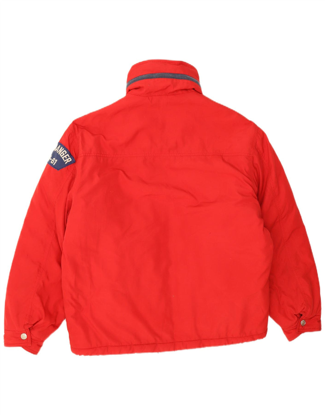 Polbot Chaqueta acolchada holgada para hombre UK 38 Mediano Rojo Poliéster