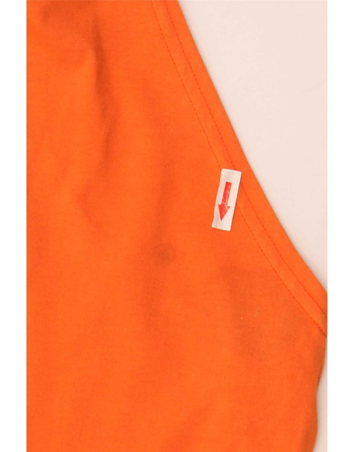 Vintage mujer body Reino Unido 8 pequeño naranja