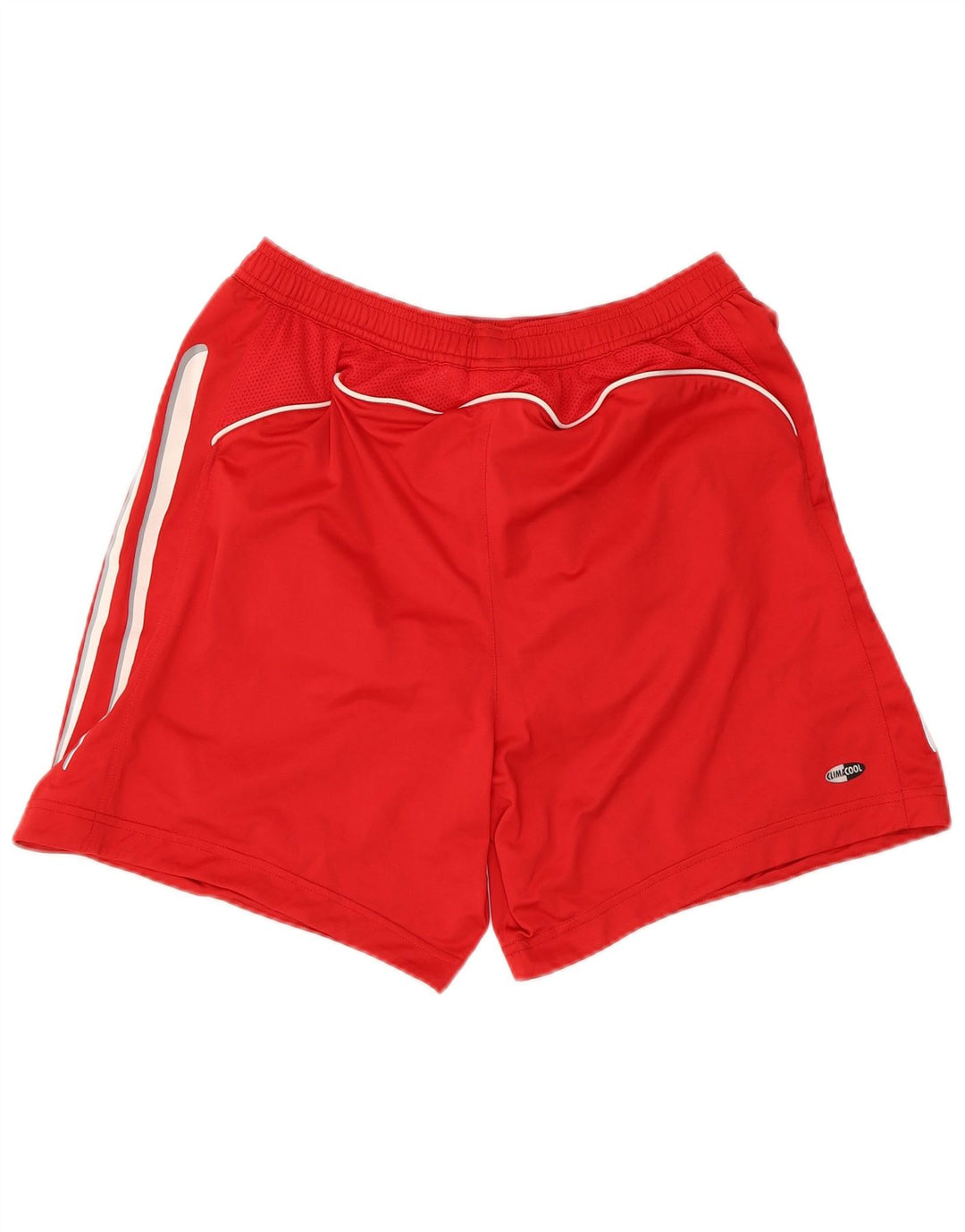 Pantalones Cortos Deportivos Adidas Hombre Poliéster Rojo Mediano