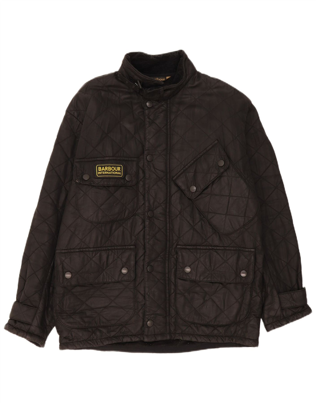 Barbour Chaqueta acolchada para hombre Reino Unido 40 Grande Algodón negro