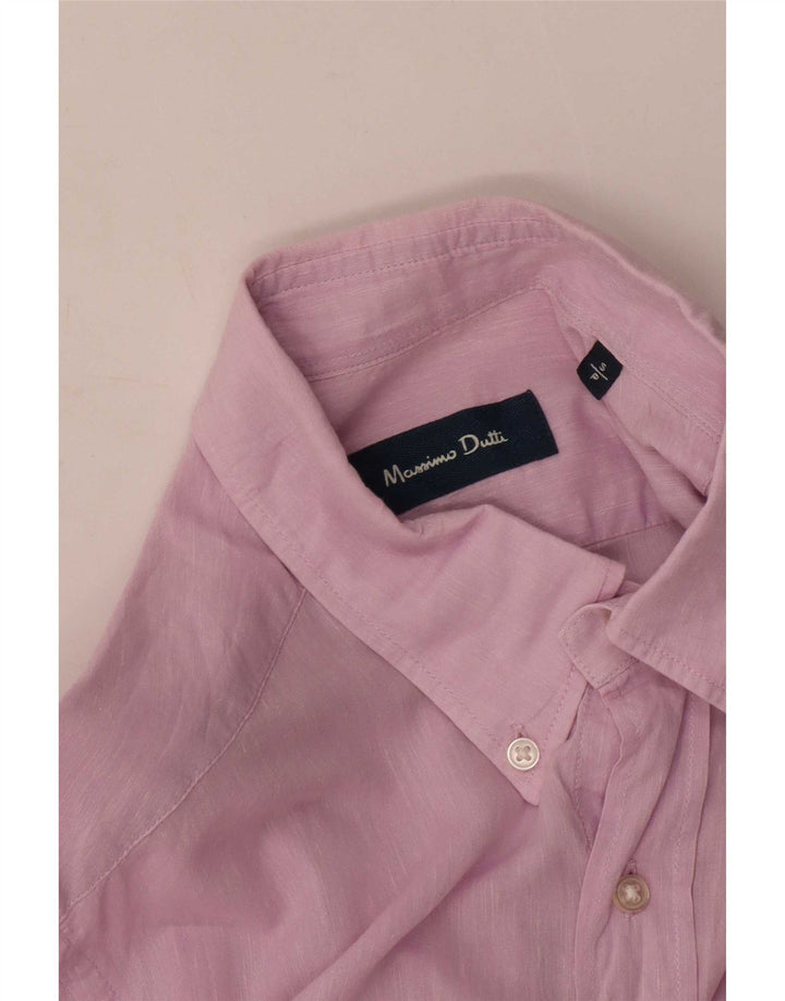 Camisa Massimo Dutti Hombre Small Rosa