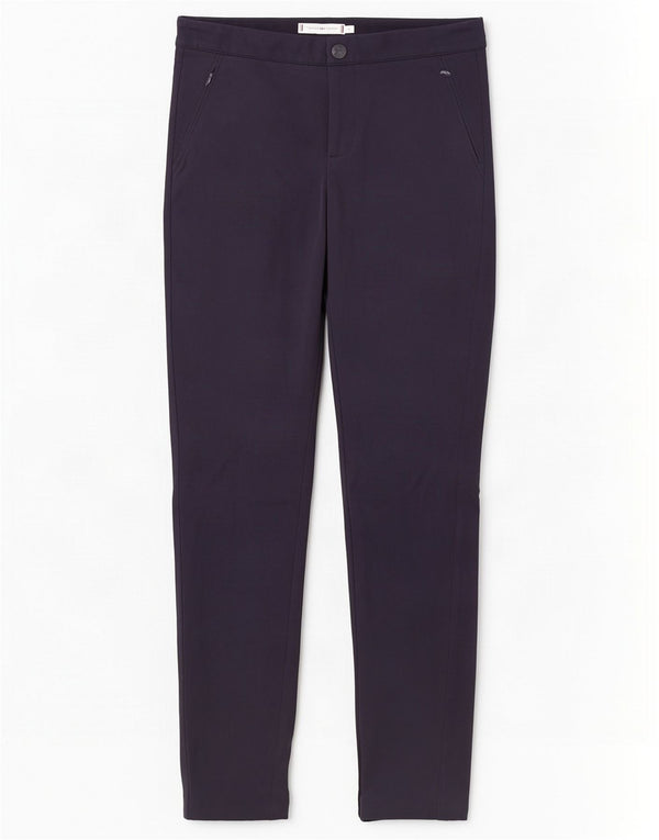 Tommy Hilfiger Pantalones chinos de cintura baja para mujer US 6 Medium W26 L28 Azul marino