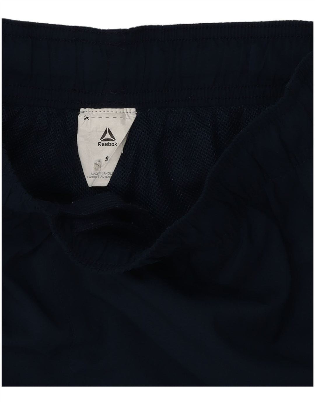 Reebok Mens Sport Shorts Small Azul Marino Poliéster