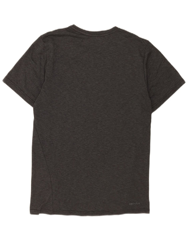 Camiseta Nike Dri Fit para hombre Top Small Gris Poliéster