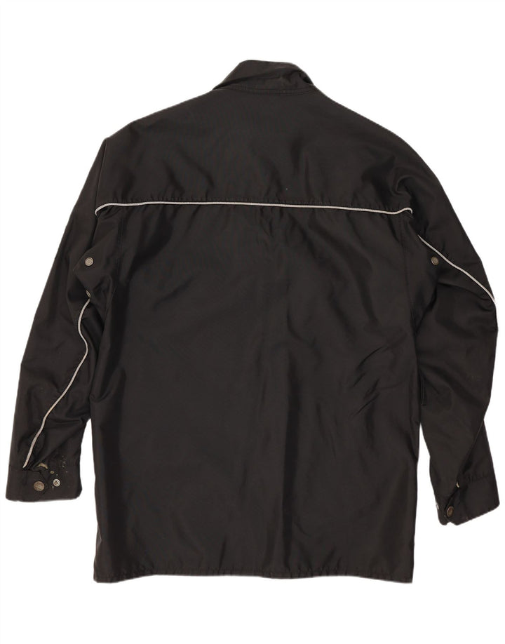 Belstaff Chaqueta Racer para hombre UK 38 Medium Black Nylon