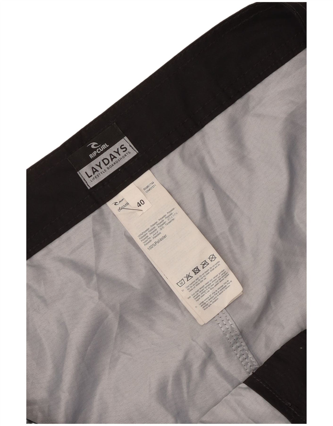 Rip Curl Bañador Hombre XL Negro Colorblock Poliéster