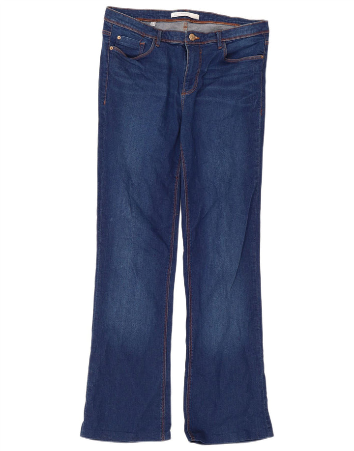 Zara Jeans Bootcut para Mujer EU 42 Large W32 L31 Azul