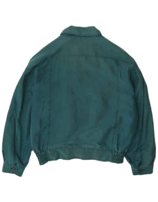 Raybest Chaqueta Bomber para Hombre UK 40 Large Seda Azul