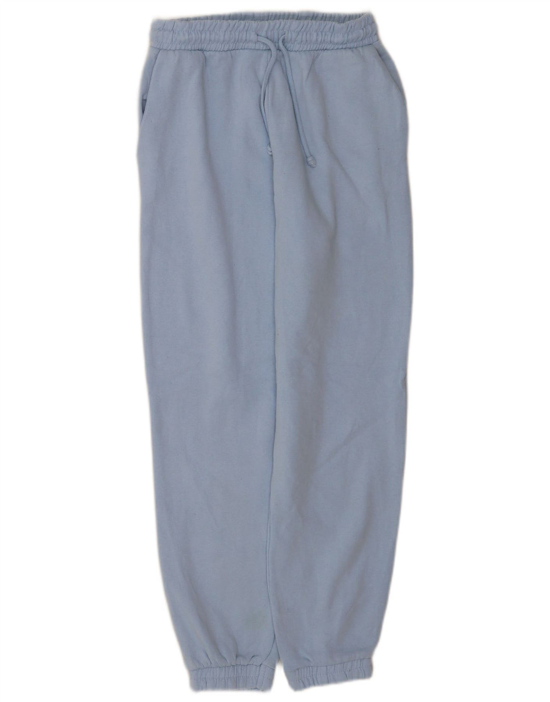 Zara Mujer Pantalón Chándal Joggers UK 42 Poliéster Azul Medio