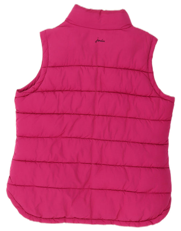 Chaleco acolchado para mujer Joules UK 44 Poliéster rosa grande
