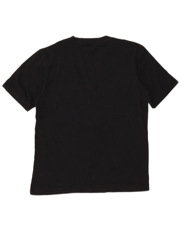 Calvin Klein Jeans Hombre Camiseta Gráfica Top Mediano Negro