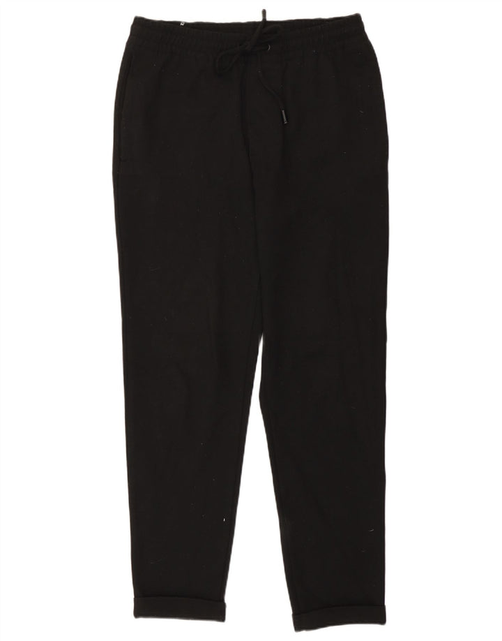 Zara Hombre Pantalones Casuales Pequeño W30 L27 Negro