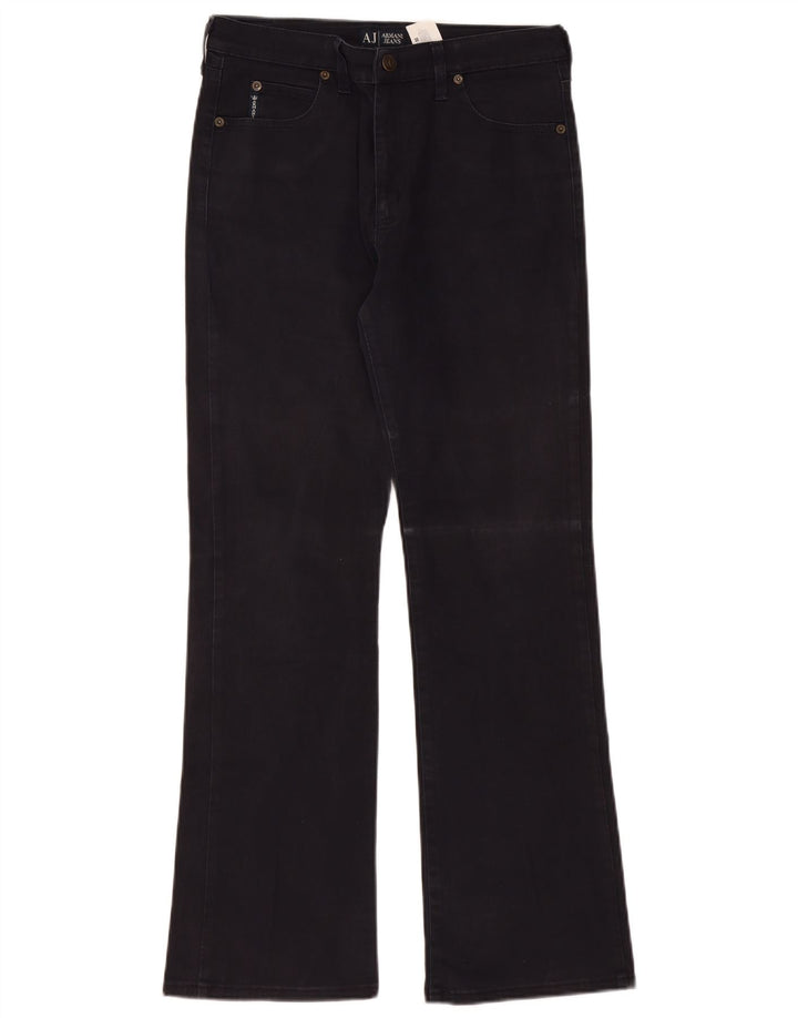ARMANI Vaqueros Bootcut Mujer W30 L30 Algodón Negro