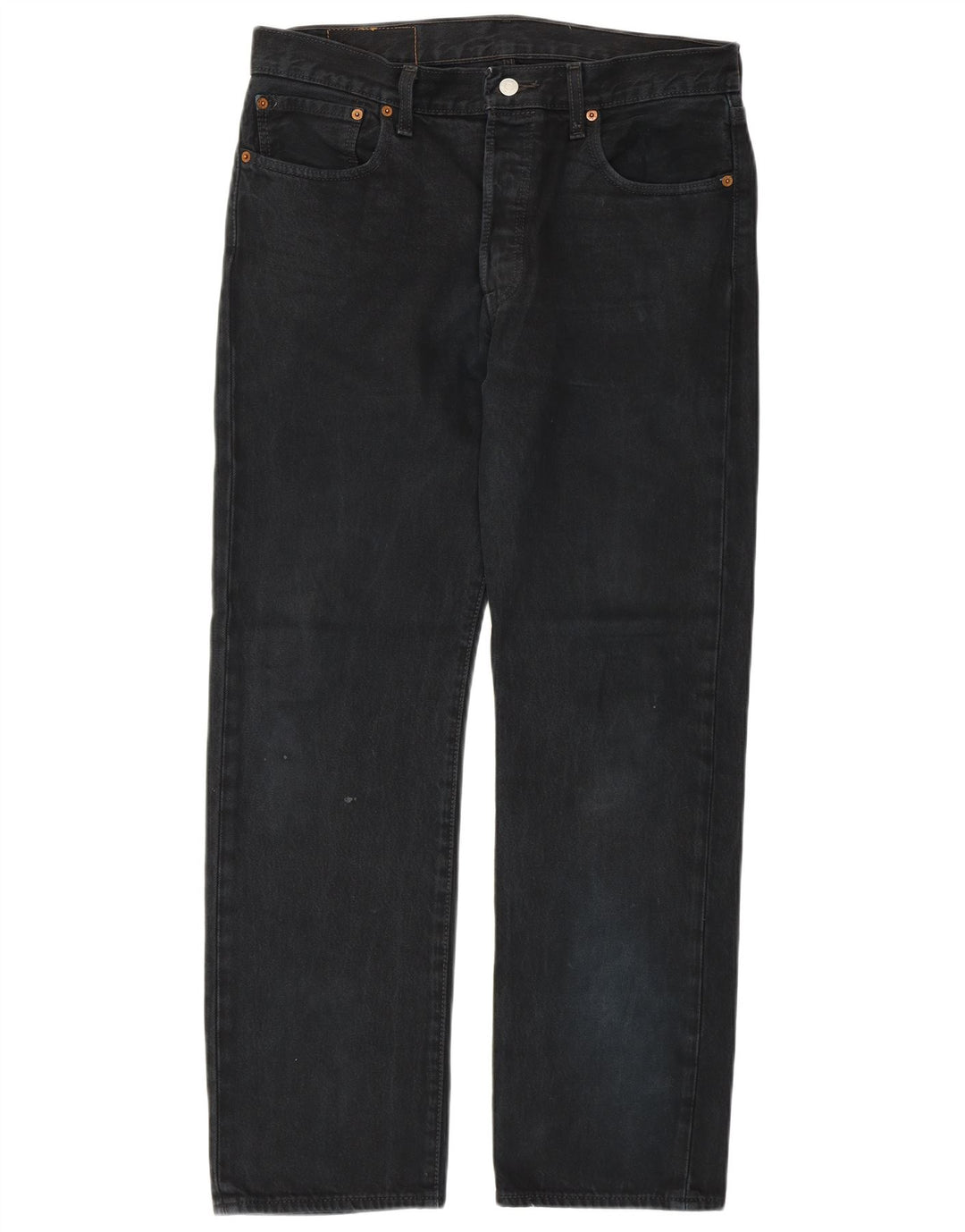 Levi's Vaqueros rectos 501 para hombre W33 L30 Algodón negro