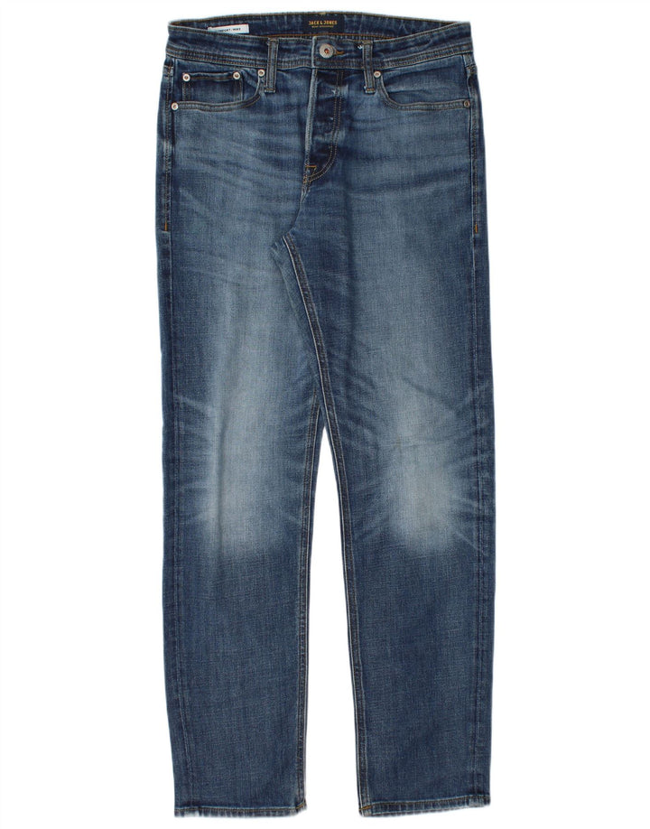 Jack & Jones Hombre Mike Slim Jeans W30 L32 Algodón Azul