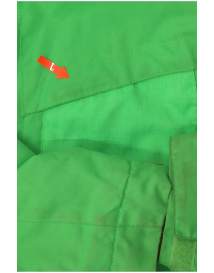 Quiksilver Chaqueta cortavientos para niño 11-12 años Verde medio Colorblock