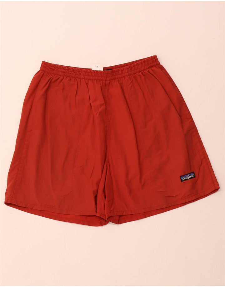 PATAGONIA Shorts Deportivos Hombre Nylon Rojo Mediano