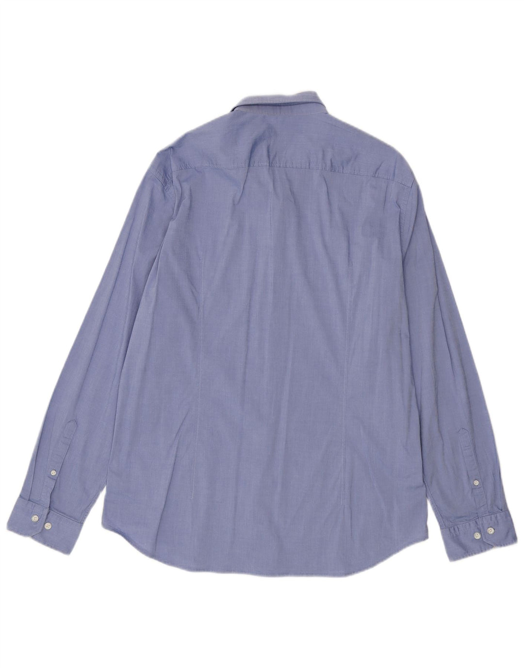 Camisa Hugo Boss Hombre Regular Fit XL Algodón Azul