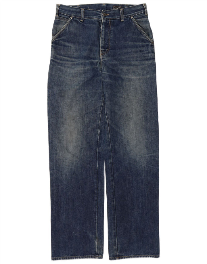 Vaqueros rectos para hombre Gas W29 L33 Algodón azul