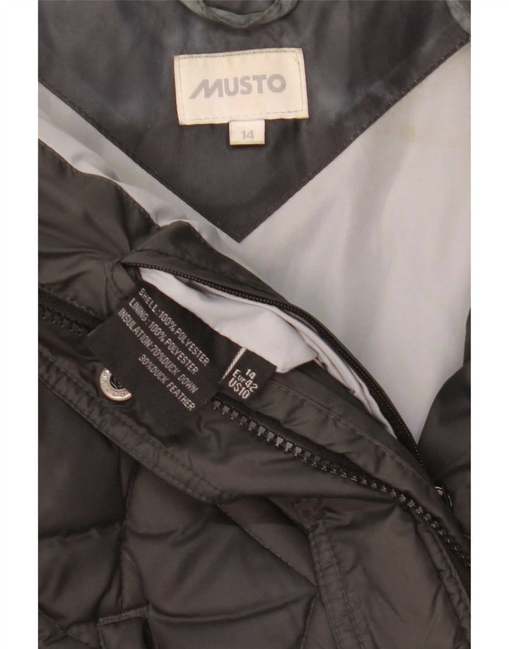Musto Chaleco acolchado para mujer UK 44 Grande Poliéster negro