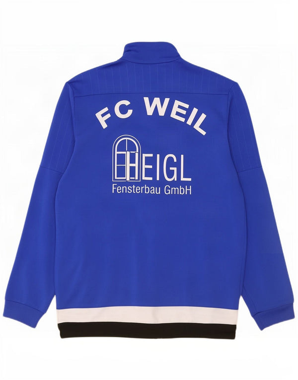 Adidas Hombre Chaqueta De Chándal Con Estampado Gráfico Poliéster Color Block Azul Medio